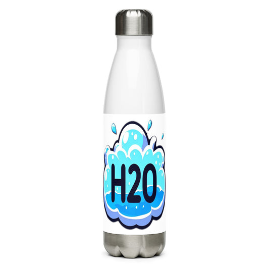 Borraccia Sport H2O Alluminio Argento